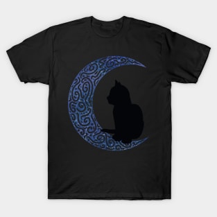 Moon and Cat T-Shirt